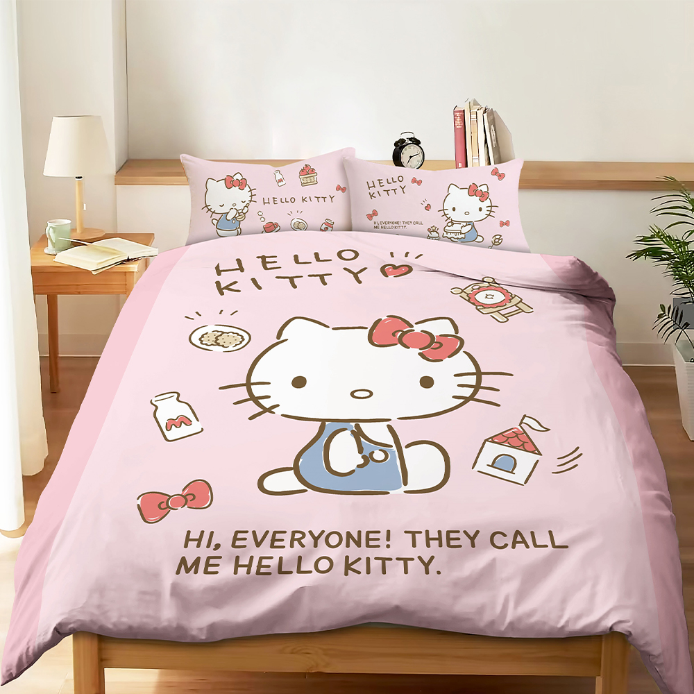 床包 / 單人【愛物集趣】單人床包含一件枕套 HELLO KITTY 三麗鷗 ABF201