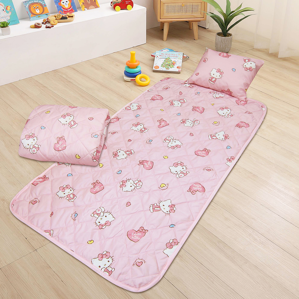 兒童睡墊組【貼心微笑】三合一睡墊組  HELLO KITTY 三麗鷗 ACM005