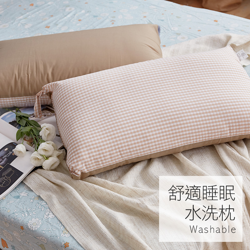 枕頭 / 水洗枕(兩入組)【樂芙舒適睡眠水洗枕】特殊網狀設計 AEI100