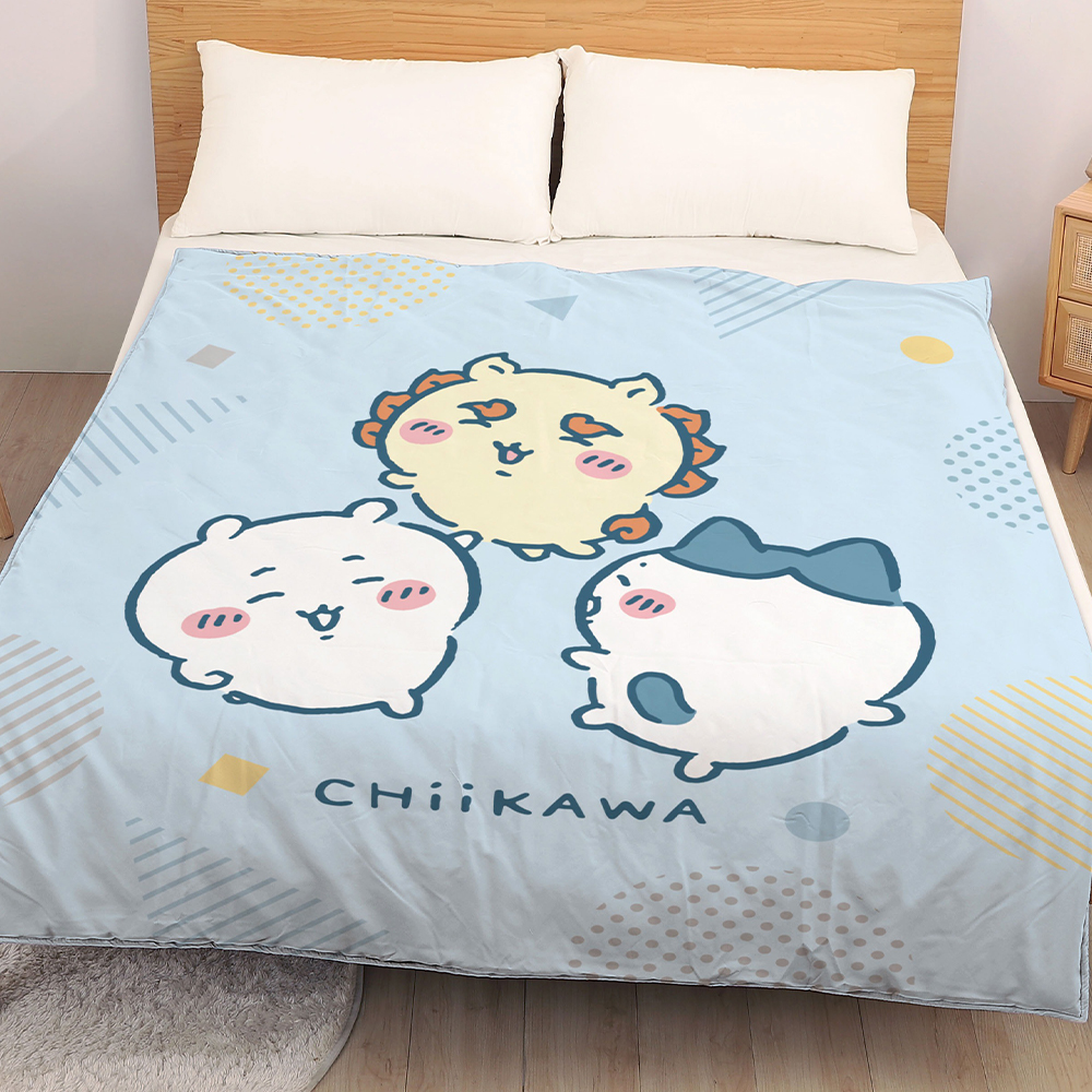 床包涼被組 / 雙人【開心同樂會】雙人床包涼被組 吉伊卡哇 Chiikawa ABF201